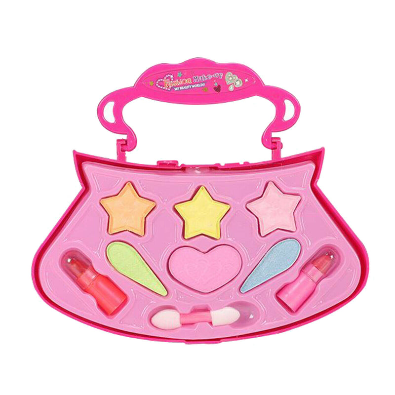 Girls Makeup Set Palette Handbag Kids Play Eyeshadow Pretend Play Style 2