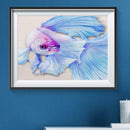 5D DIY Full Drill Diamond Painting Fish Embroidery Mosaic Kits Home Decor