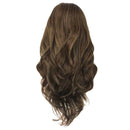 Chemical Fiber Fluffy Lady'S Long Roll Brown Wig Wave Roll Wig Hair Set Hig V9B1