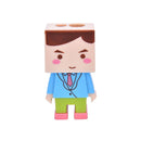 Stationery Child Pencil Sharpener with One Rubbers Eraser Students Kids Cute Kw