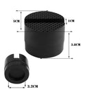 5CM Universal Slotted Frame Rail Floor Jack Guard Adapter Lift Rubber Pad Black