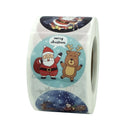 500pcs Cartoon Christmas Tree Holiday Stickers Seals Gift Scrapbooking 02