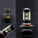 2 PCS H10 HB3 50W 9005 9145 LED white Projector Fog Driving Light Bulbs 6000K