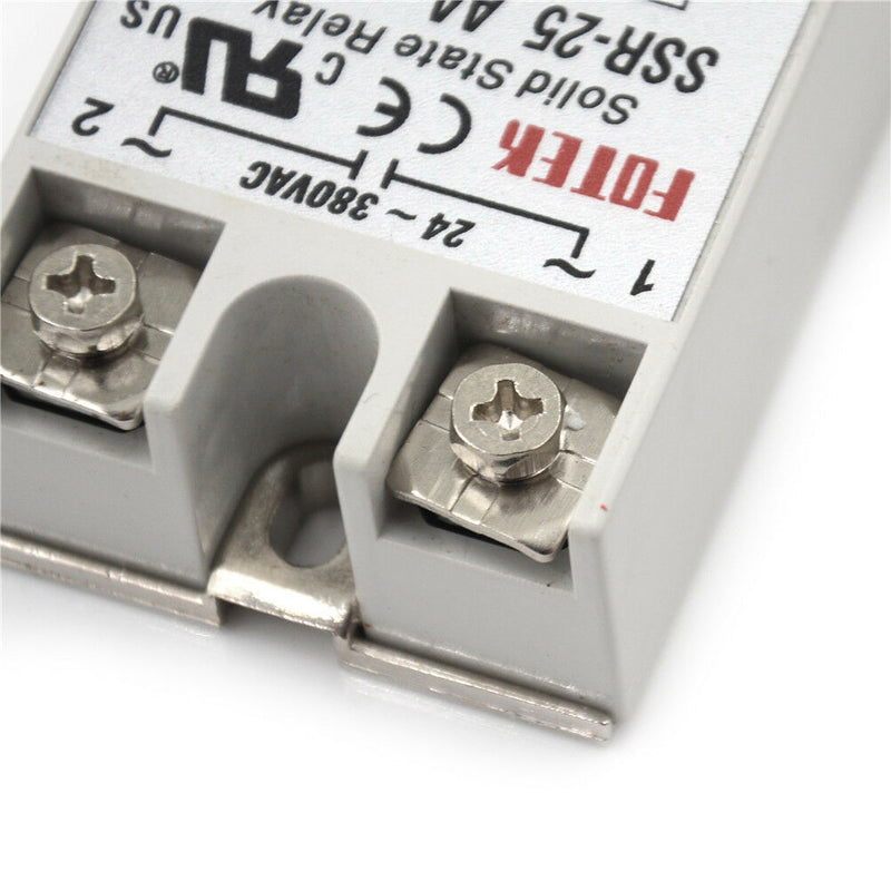 24V-380V 25A SSR-25AA Solid State Relay Module 80-250VAC AC-AC  RGS.AU