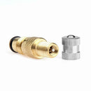 TRCH3 Tractor Air Water Tire Valve Stem Core Housing Complete Chrome Set A