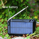 Solar Portable FM Pocket Radio Speaker Music Player with Flashlight,Sleep T P4U7