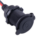Female Car Cigarette Lighter Charger Socket Connector Adapter Cable Universal