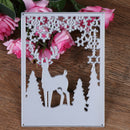 Christmas Tree Elk Snowflake Metal Cutting Dies Stencil Scrapbook Embossing OZ