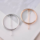 Hair Clip for Women - 8 Pcs Hair Barrettes Hair Pins Moon e-Shape Circle Bu L8H4