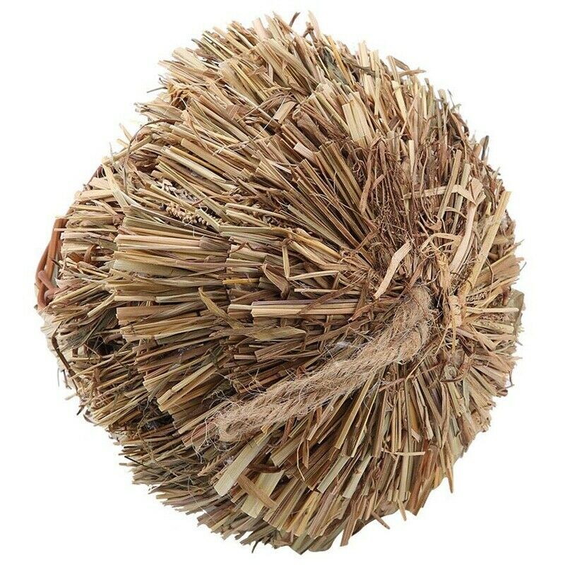 Bird Nest Handmade Woven Straw Bird Cage Parrot Nesting Hanging Breeding Ca