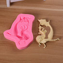 Mermaid Swimming Silicone Mold Candy Fondant Cake Choclate Decorat qeTEUS