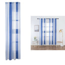 Window Sheer Curtains Rod Pocket Faux Linen Voile Curtains ~Color_5