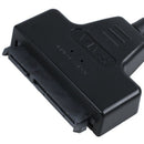 USB2.0 To SATA Adapter Cable 48cm For 2.5 inch External SSD HDD O9U6
