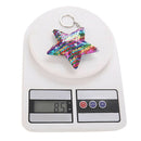1Pc Women Sequin Star Shape Key Chain Handbag Keyring Jewelry Sequins Keych S6L3