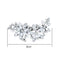 Crystal Flower Hair Clips Rhinestone Barrettes Bride Hairpins Hair Jewelry