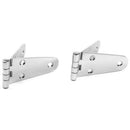1 Pair Stainless Steel Strap Hinge for Marine Boat Door Furniture 144x38Mm A1H2
