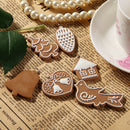 11Pcs Animal Snowflake Biscuits CHRISTMAS Hand Made Polymer Clay