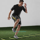 Durable 8 Rung 4m Agility Ladder Football Soccer Sports Speed Training Yellow