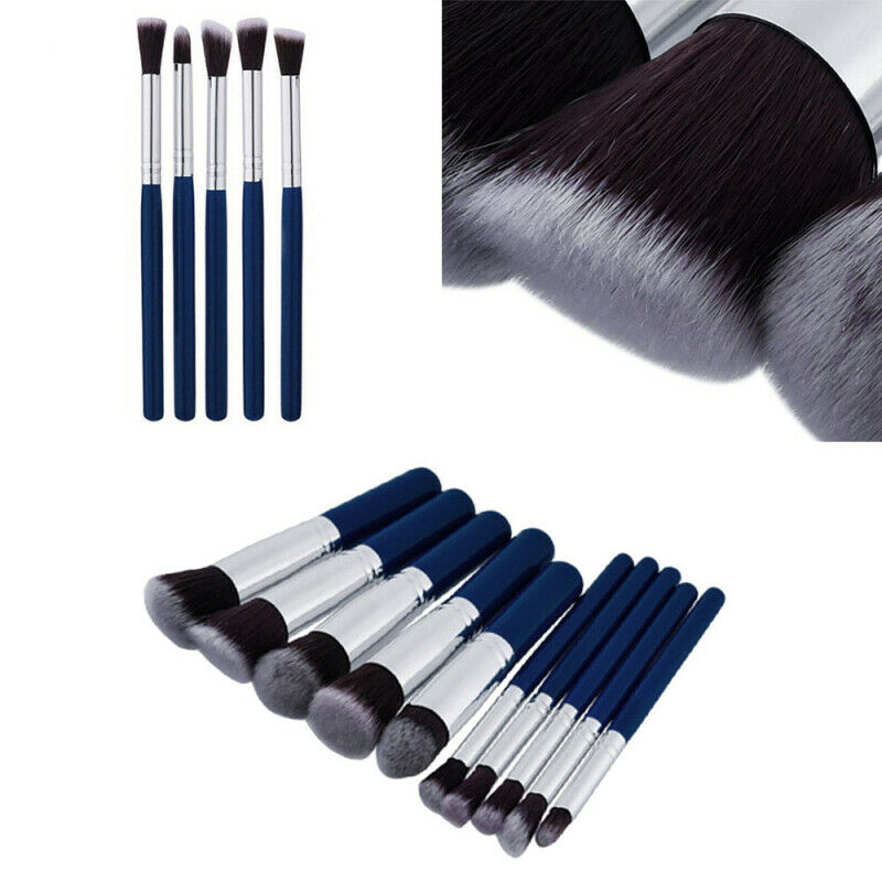 10pc/set Face Powder Makeup Brushes Set Eyeshader Blending Tools TZX