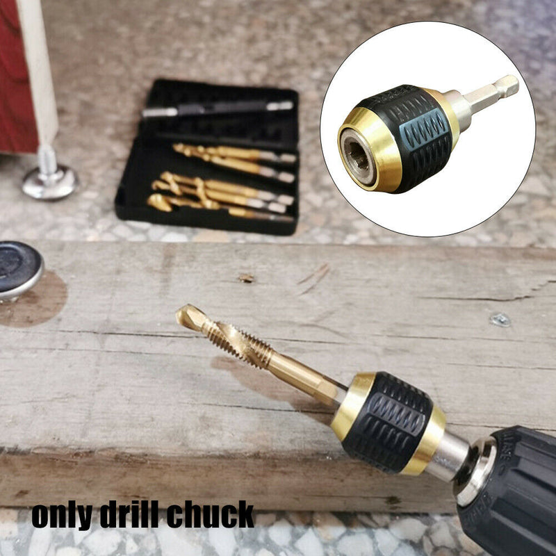 60mm Mini Hexagonal Screwdriver 1/4 Hex Shank Impact Driver Drill Chuck Durable