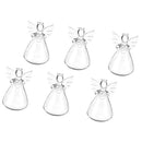 6 Pieces Terrarium Vase Angel Shape Hanging Vase Flower Plant Hydroponic