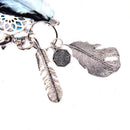 Shell Dreamcatcher Tassel Key Ring Car Bag Mini Charm Feather keychain Women  3C
