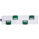 Double Sided 5+5 Compartments High Strength Transparent Plastic Fishing Box A