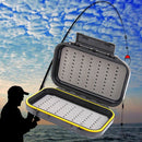 Waterproof Double Side Fly Bait Hook Lure Ice Fishing Tackle Storage Box Case