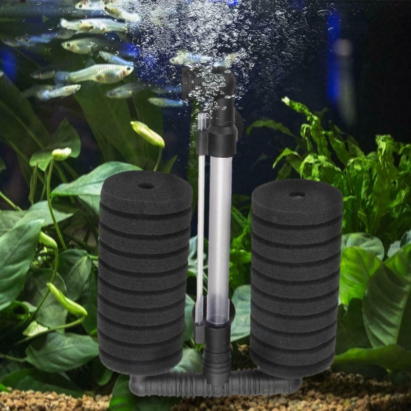 Mute Aquarium Filter Fish Tank Air Pump Skimmer Biochemical Cotton Sponge