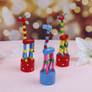 Wooden toys developmental dancing standing rocking giraffe gift toys for kids  Z