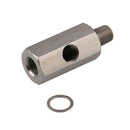 1/8" BSPT Oil Pressure Sensor Tee to NPT Adapter turbo Supply Feed Line Gauge LJ