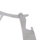 Stainless steel Hair Comb Men Dedicated Folding Comb Beard Brush Hair Care Too-