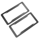 Carbon Fiber License Plate Frames Cover for Front Rear Bracket with Screws A