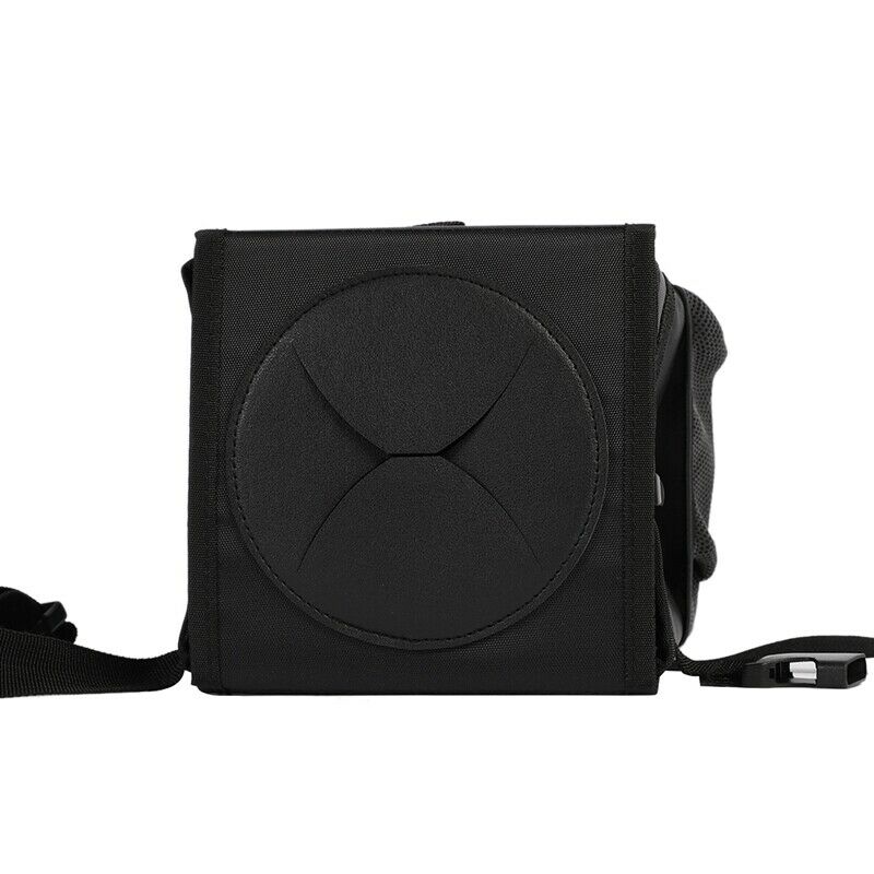 Car Trash Can With Lid,Car Trash Bag Hanging For Headrest With 3 Storage Po Q8G9