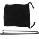 Jewelry Man Chain, Stainless Steel, O-Link Necklace, Black - 3mm wide - 65c
