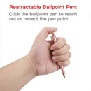 Ballpoint Pens, 5Pcs Retractable Pen Black Ink Medium Point (1.0Mm) Click B S4U8
