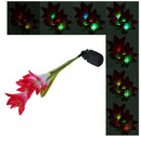 Solar Power 4 LED Garden Light Yard Path Landscape Lily Flower
