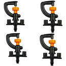10pcs Micro Garden Irrigation Rotable Sprinkler Head Plant Watering Garde New