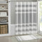 Spa Waffle Shower Curtain Water Repellent and Stain Resistant Machine Washa X6K2