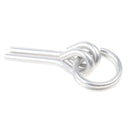 65mm Awning Tent Poles Rings with 2 Pins for Outdoor Camping Hiking Travel