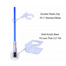 Light Saber Acrylic Stand Wall Mounted Upright Display Holder Storage Rack Clear
