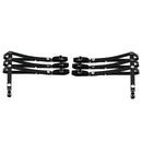 2pcs Punk Rivet Garters Belt 3 Straps Leg Ring Band Adjustable Suspenders Leg