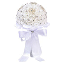 Bride Wedding Bouquet, Crystal Roses Bridesmaid Wedding Bouquet Bridal Arti