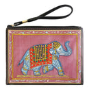 DIY Elephant Special Shaped Diamond Painting Wristlet Wallet Zipper Clutch