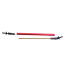 2Pcs Tone Aluminum Car Front Bumper Lip Splitter Tie Rod 20CM 7.9inch Red