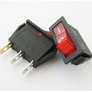 5Pcs  Button On-Off 3 Pin Rocker Switch DPST LED Boat Car Rectangle Light SPST