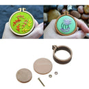 Small Wooden Cross Stitch Hoop Ring Jewelry Making Arts Decorations 0.8 Inch