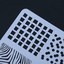 Theme Lace Ruler Handcraft Template DIY Photo Album Stencils Drawing Tool
