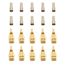 10pcs SMA Male Crimp Straight RF Coaxial Connector For RG316 RG174 Cable