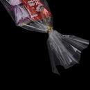 50pcs clear cone shape cellophane bags candy sugar popcorn flower gift bags  OZ